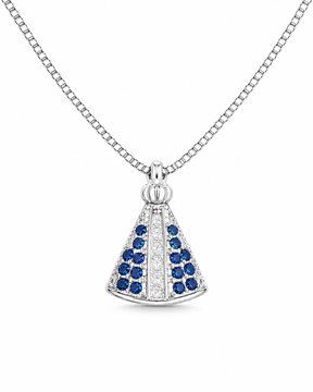 Colar Nossa Senhora Prata 925 Lunnelé™
