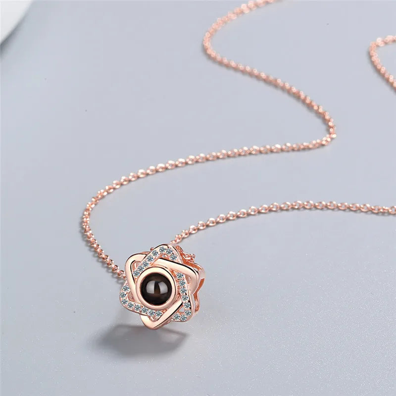 Star - Colar Personalizado com Foto Aço Inoxidável 316L Lunnelé™ - foto 4