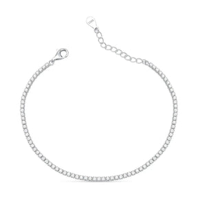 Pulseira Riviera 2mm Prata 925
