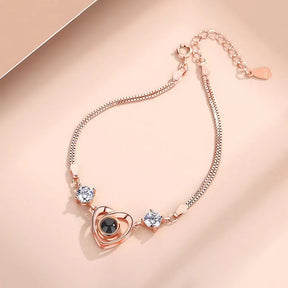 Pulseira Personalizada Amore Prata 925 Lunnelé™ - foto 9