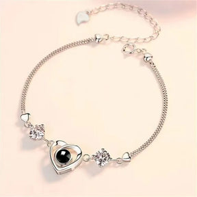 Pulseira Personalizada Amore Prata 925 Lunnelé™ - foto 5