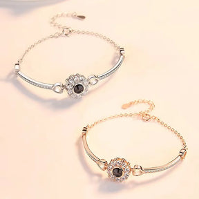 Pulseira Personalizada Minimalista Prata 925 Lunnelé™