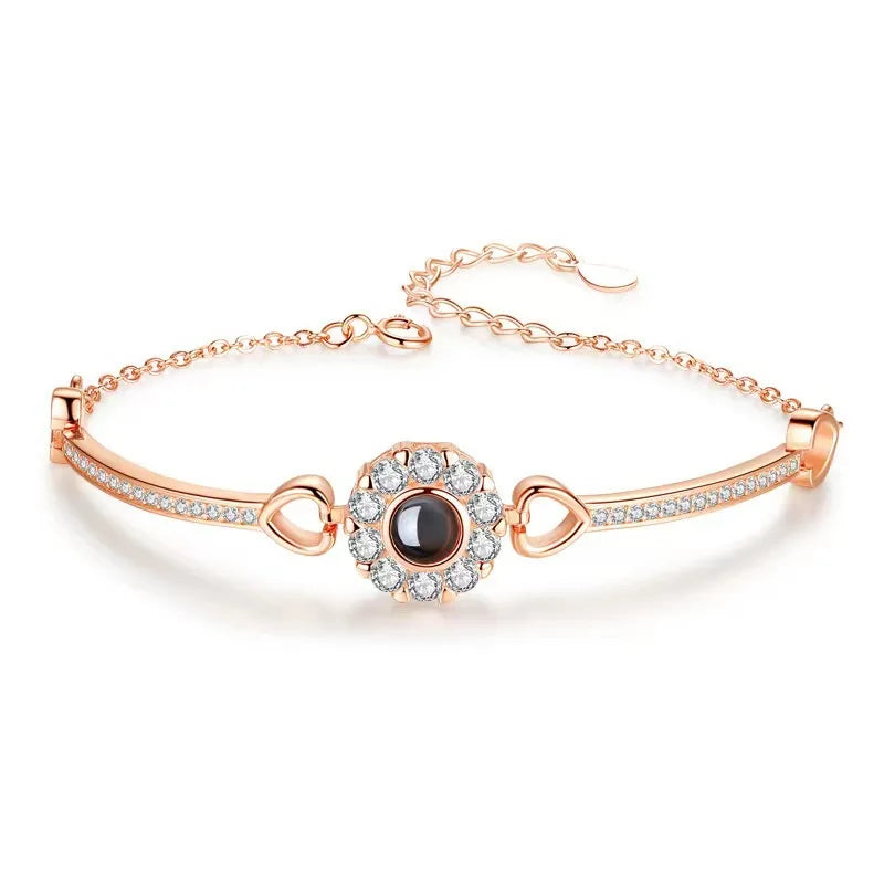 Pulseira Personalizada Minimalista Prata 925 Lunnelé™ - foto 3