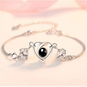 Pulseira Personalizada Amore Prata 925 Lunnelé™ - foto 3