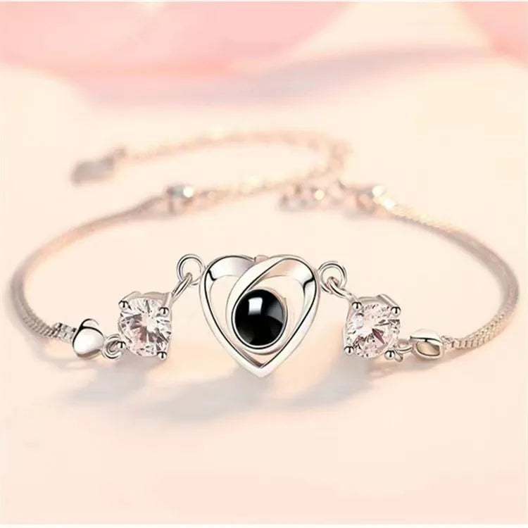 Pulseira Personalizada Amore Prata 925 Lunnelé™ - foto 3
