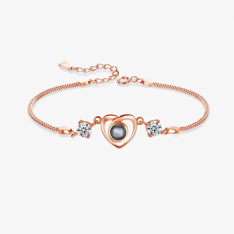Pulseira Personalizada Amore Prata 925 Lunnelé™ - foto 6