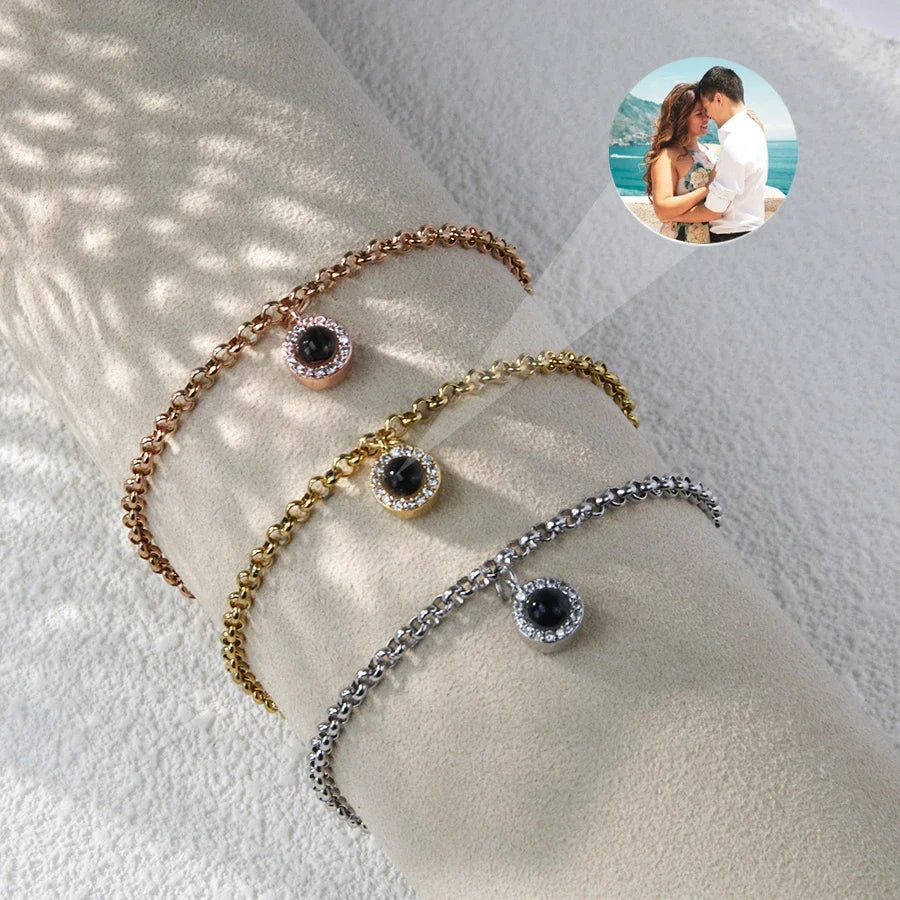Eternize - Pulseira Personalizada em Aço Inoxidável Lunnelé™