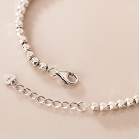 Pulseira Geométrica Ajustável de Prata 925 Lunnelé™