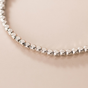 Pulseira Geométrica Ajustável de Prata 925 Lunnelé™