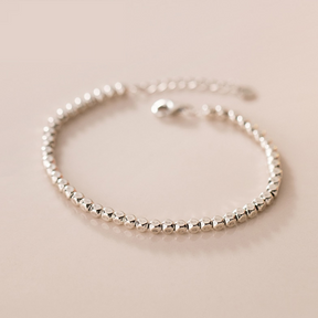 Pulseira Geométrica Ajustável de Prata 925 Lunnelé™