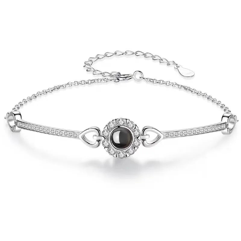 Pulseira Personalizada Minimalista Prata 925 Lunnelé™ - foto 6