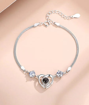 Pulseira Personalizada Amore Prata 925 Lunnelé™ - foto 7