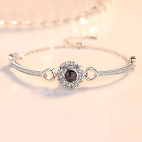 Pulseira Personalizada Minimalista Prata 925 Lunnelé™ - foto 4