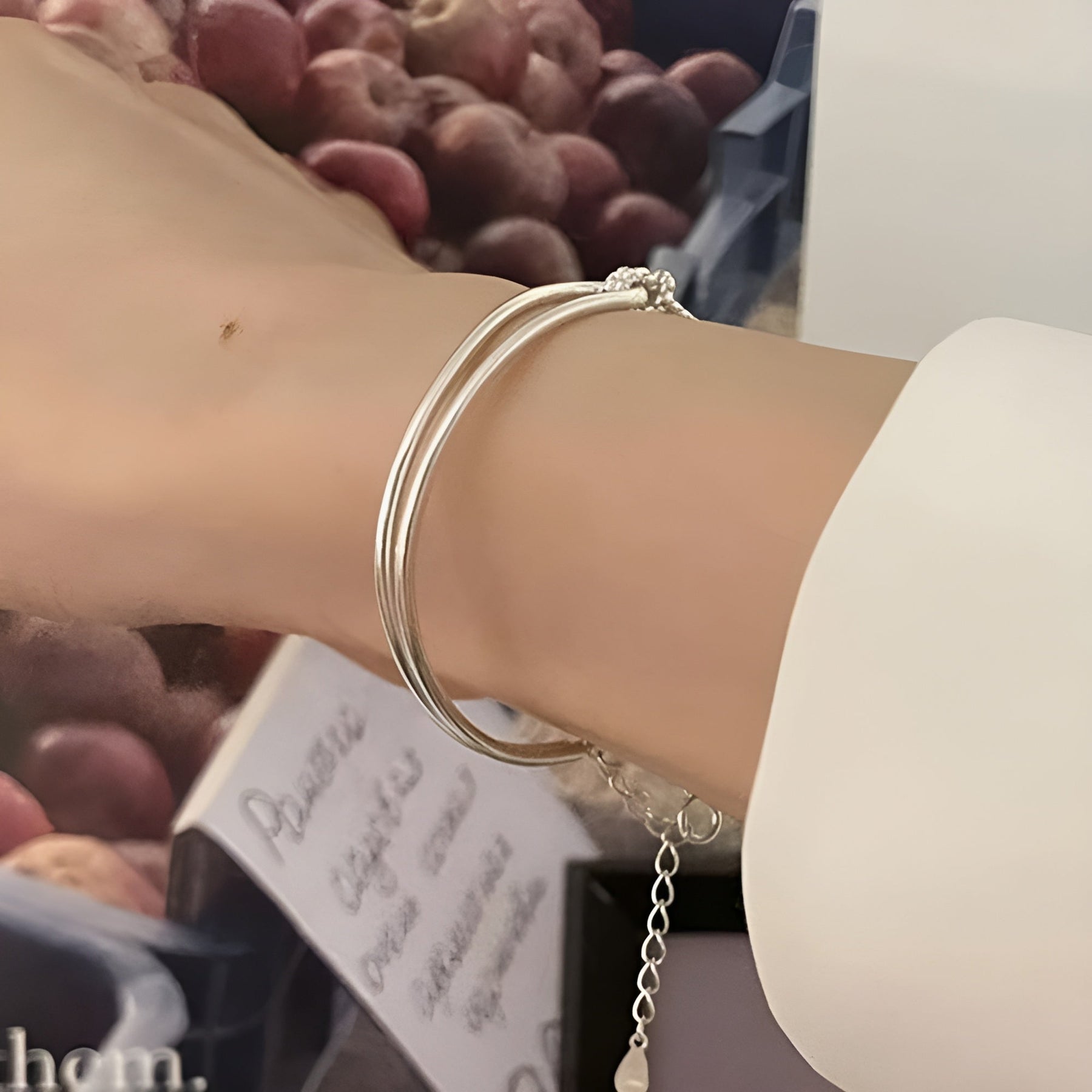 Pulseira Feminina de Prata 925 Enlace Lunnelé™