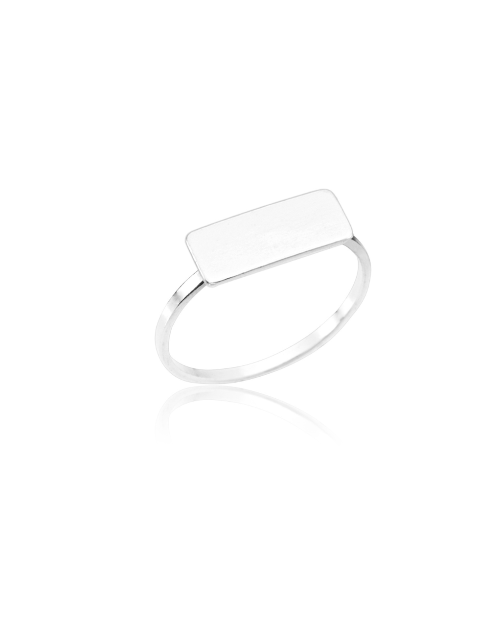 Anel Placa Prata 925 Lunnelé™