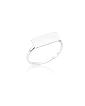 Anel Placa Prata 925 Lunnelé™