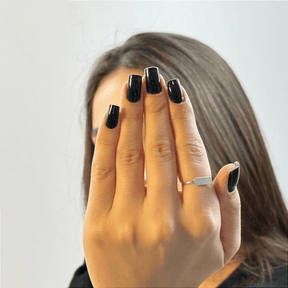 Anel Placa Prata 925 Lunnelé™ - foto 4