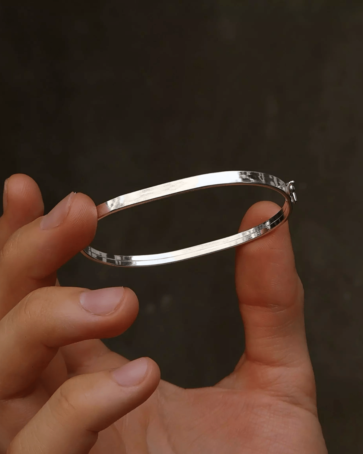Bracelete Quadrado em Prata 925 Lunnelé™ - foto 3