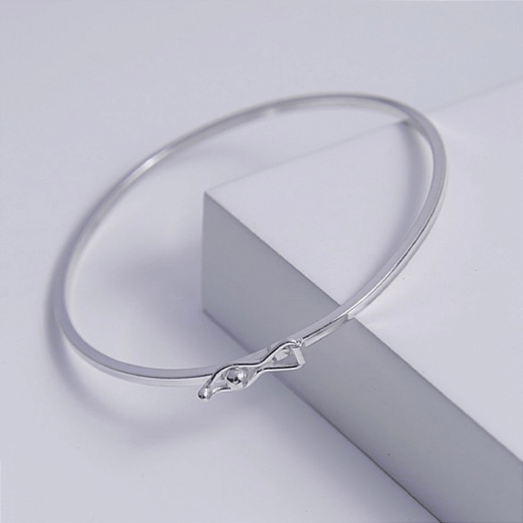 Bracelete Redondo Liso 2 mm Prata 925 Lunnelé™ - foto 4