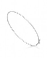 Bracelete Redondo Liso 2 mm Prata 925 Lunnelé™