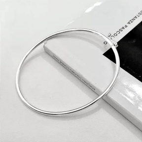 Bracelete Redondo Liso 2 mm Prata 925 Lunnelé™ - foto 5