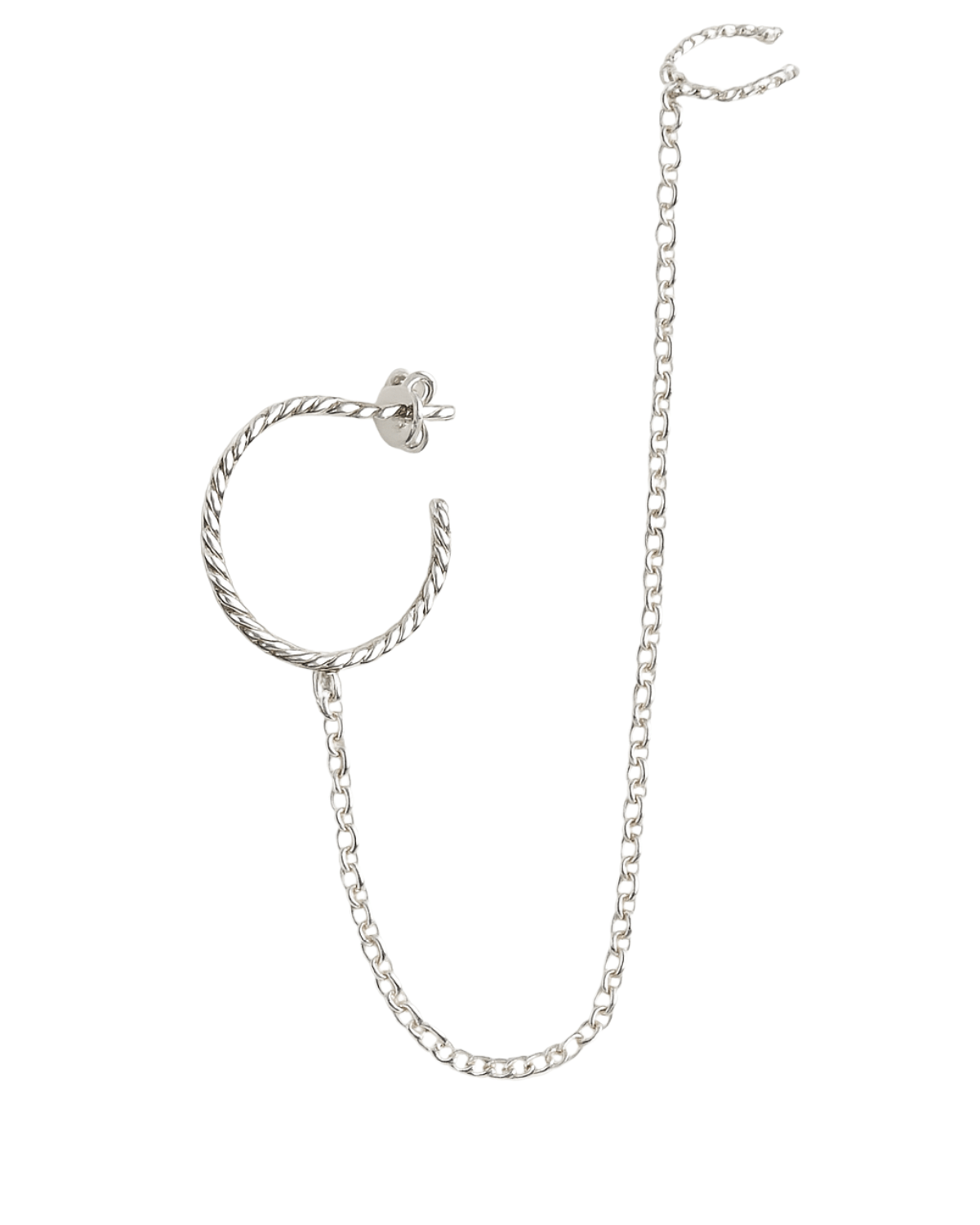 Brinco Piercing Argola Prata 925 Lunnelé™