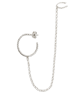 Brinco Piercing Argola Prata 925 Lunnelé™