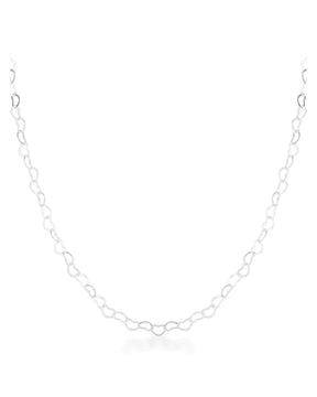 Choker Elos de Corações Prata 925 Lunnelé™