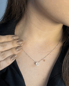 Colar de Prata Ponto de Luz  Prata 925 Lunnelé™ - foto 2