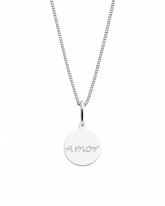 Colar Medalha Amor em Prata 925 Lunnelé™