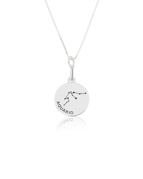 Colar Medalha Signo em Prata 925 Lunnelé™ - foto 5