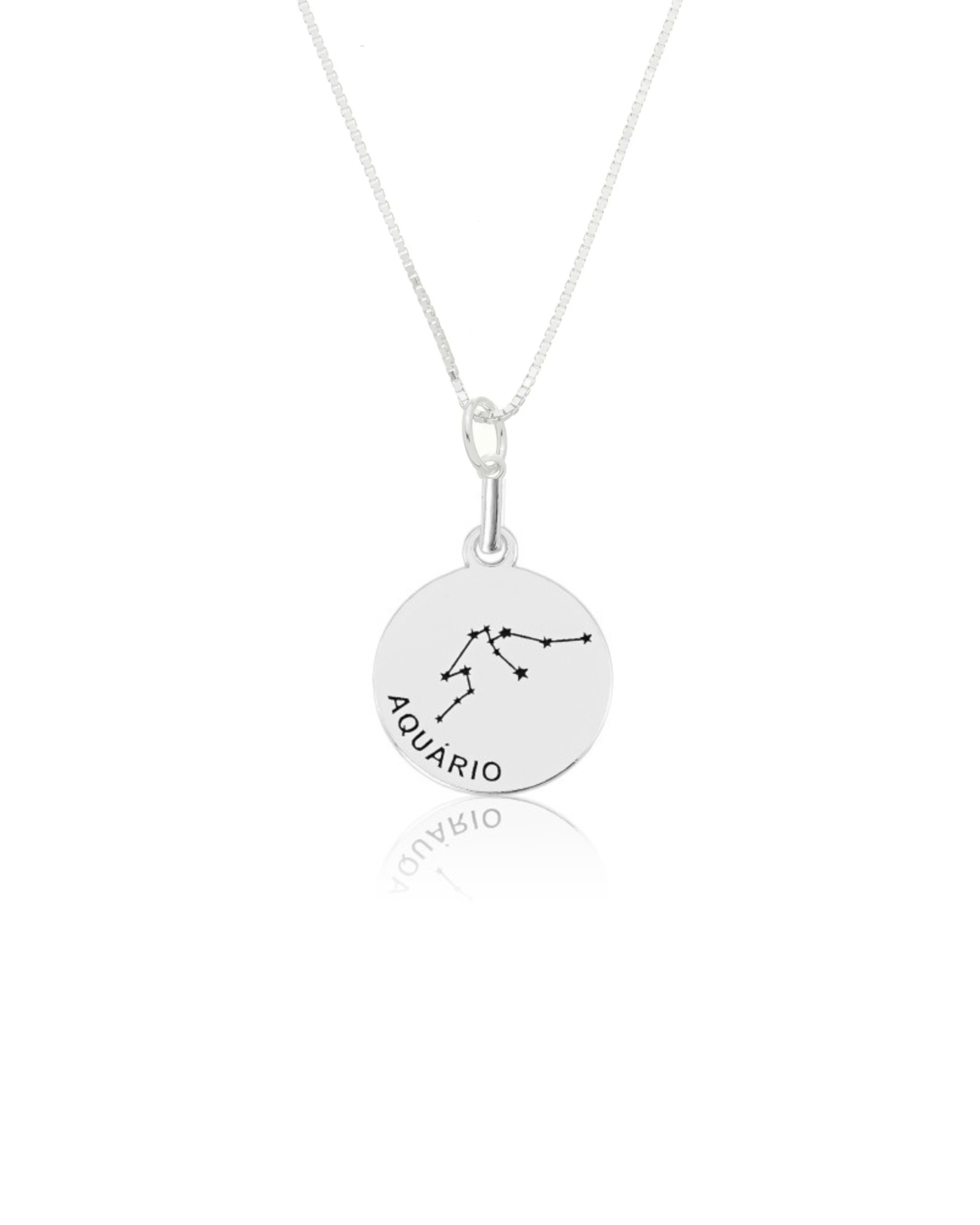 Colar Medalha Signo em Prata 925 Lunnelé™ - foto 3