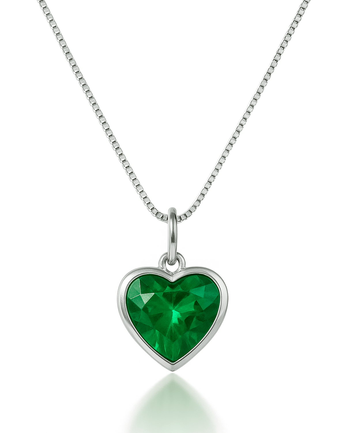 Colar Verde Esmeralda Prata 925 Lunnelé™