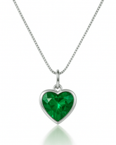 Colar Verde Esmeralda Prata 925 Lunnelé™