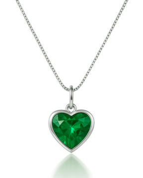 Colar Verde Esmeralda Prata 925 Lunnelé™