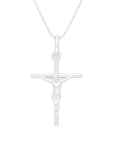 Corrente Cruz com Corpo de Cristo Em Prata 925 Lunnelé™