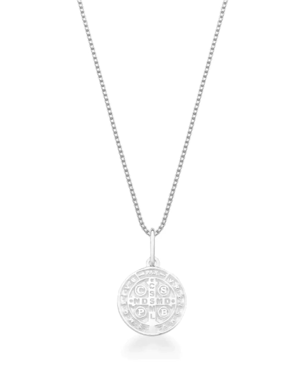 Corrente Masculina Com Pingente de São Bento Prata 925 Lunnelé™ - foto 2