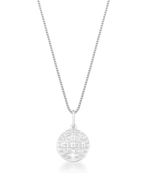 Corrente Masculina Com Pingente de São Bento Prata 925 Lunnelé™ - foto 2