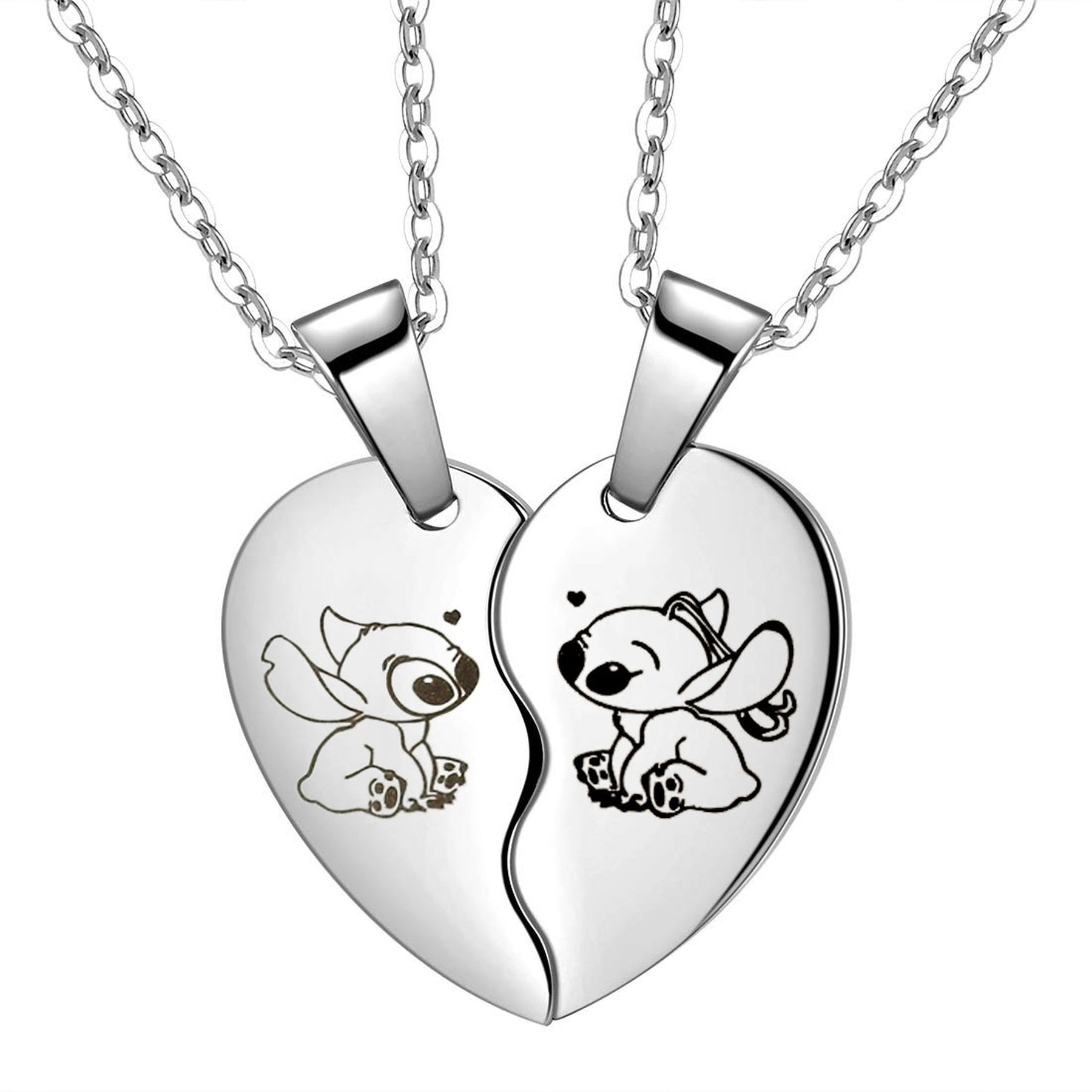 Colar Luxo Lilo & Stich - Amor Encantado 💖🌺
