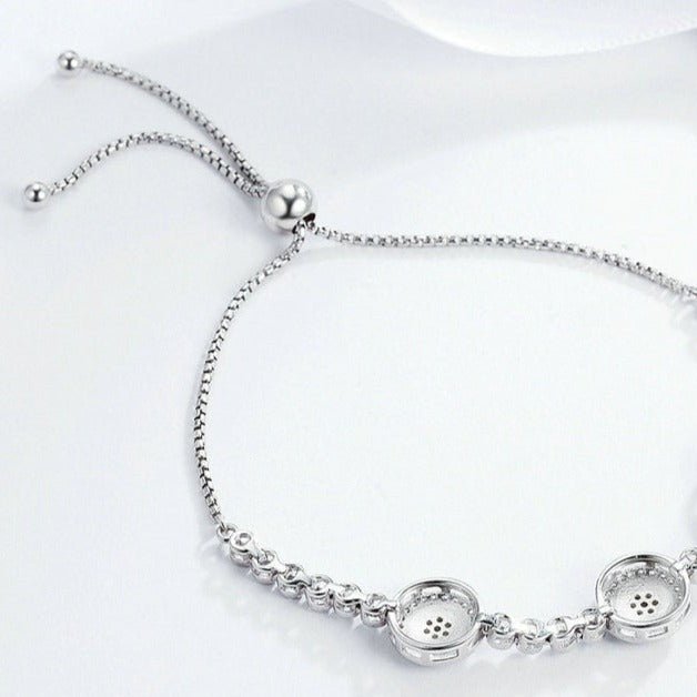 Pulseira de Olhos Gregos Azuis de Cristal Zircônia Lunnelé™