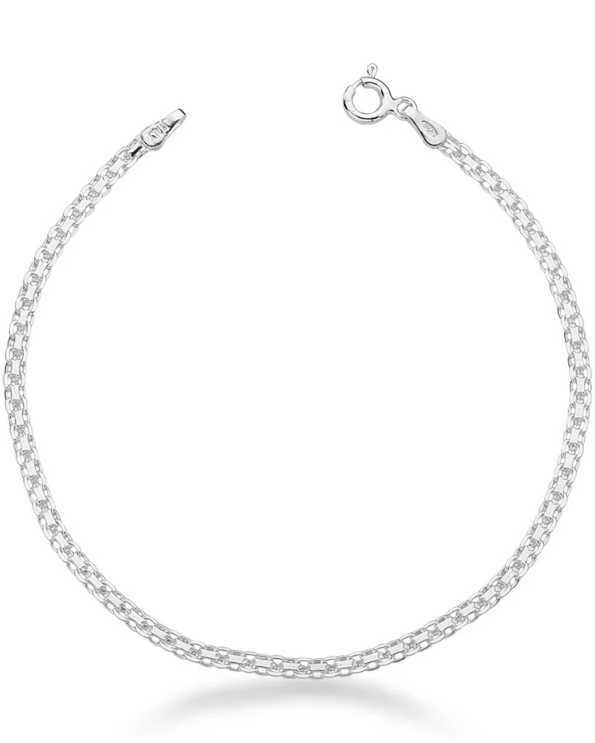 Pulseira de Prata Bismark Prata 925 Lunnelé™