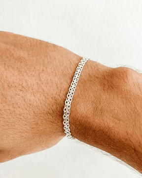 Pulseira de Prata Bismark Prata 925 Lunnelé™ - foto 2