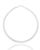Pulseira Grumet 3 mm Em Prata 925 Lunnelé™