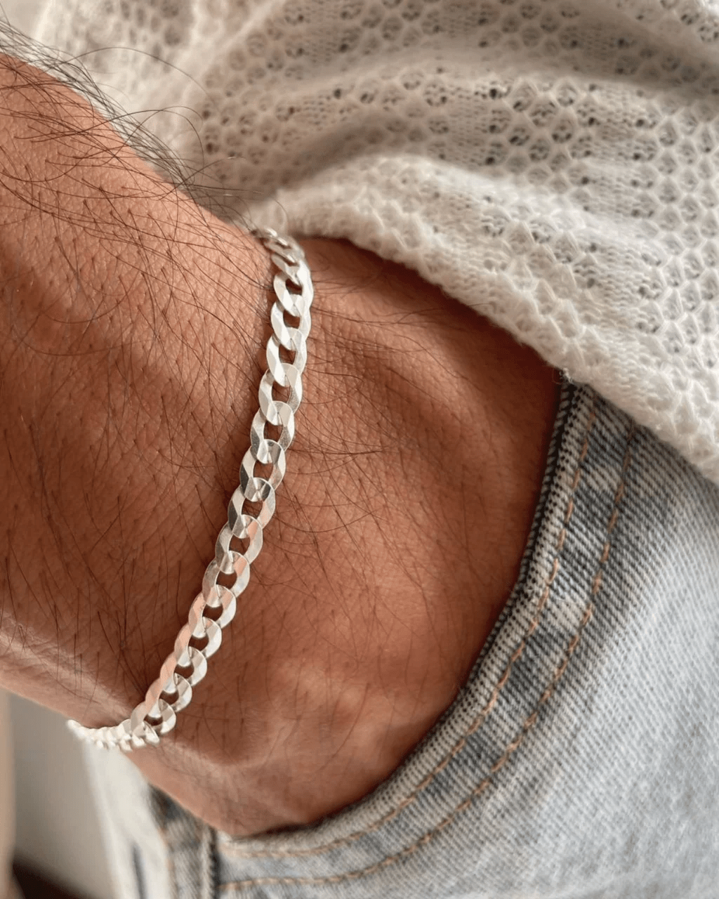 Pulseira Grumet 5 mm Em Prata 925 Lunnelé™ - foto 2