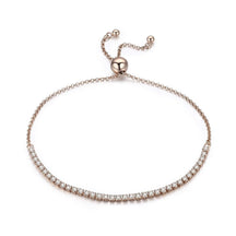 Pulseira Regulável Trendy com Zircônias em Prata Lunnelé™
