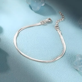 Pulseira Feminina de Prata 925 Fine Lunnelé™